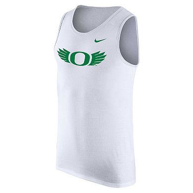 Men's Nike White Oregon Ducks Tank Top