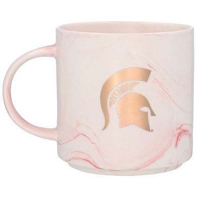 Michigan State Spartans 11oz. Pink Marble Mug