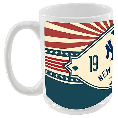 New York Yankees 15oz. Americana Diamond Mug