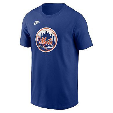 Men's Nike Royal New York Mets Cooperstown Collection Team Logo T-Shirt