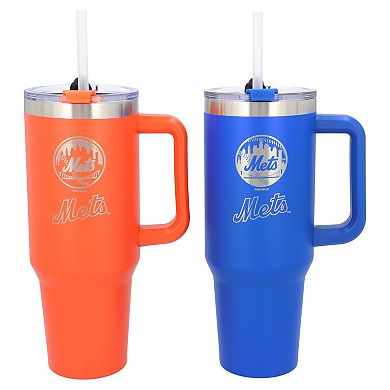 The Memory Company New York Mets 46oz. Home/Away Stainless Steel Colossal Tumbler Two-Pack