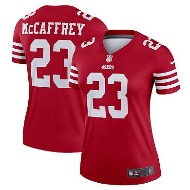 Women's Nike Christian McCaffrey Scarlet San Francisco 49ers Legend Jersey
