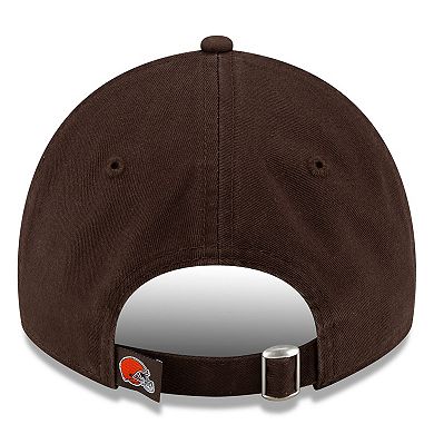Women's New Era  Brown Cleveland Browns Core Classic 9TWENTY Adjustable Hat