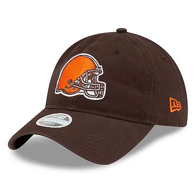 Women's New Era  Brown Cleveland Browns Core Classic 9TWENTY Adjustable Hat