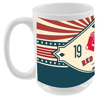 Boston Red Sox 15oz. Americana Diamond Mug