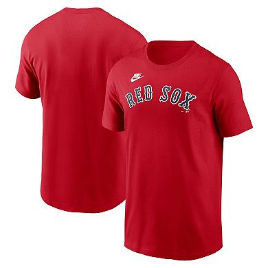 Men's Nike Red Boston Red Sox Cooperstown Wordmark T-Shirt
