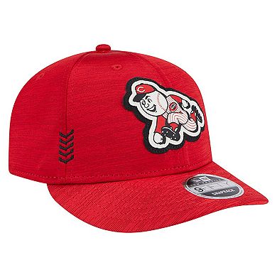 Men's New Era Red Cincinnati Reds 2024 Clubhouse Low Profile 9FIFTY Snapback Hat