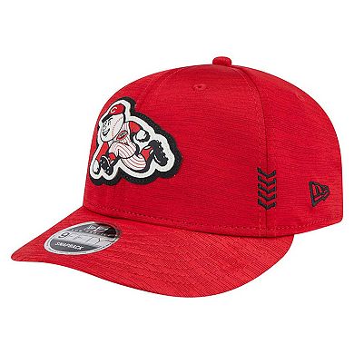 Men's New Era Red Cincinnati Reds 2024 Clubhouse Low Profile 9FIFTY Snapback Hat