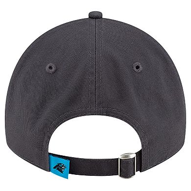 Men's New Era Graphite Carolina Panthers Core Classic 9TWENTY Adjustable Hat