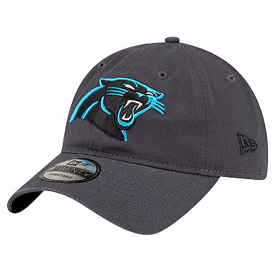 Men's New Era Graphite Carolina Panthers Core Classic 9TWENTY Adjustable Hat