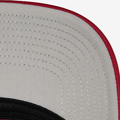 Men's Mitchell & Ness White Miami Heat Hardwood Classics Blocker Foam Front Trucker Adjustable Hat