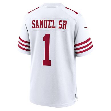 Men's Nike Deebo Samuel Sr White San Francisco 49ers Game Player Jersey