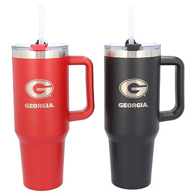 The Memory Company Georgia Bulldogs 46oz. Home/Away Stainless Steel Colossal Tumbler Two-Pack