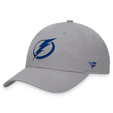 Men's Fanatics Branded Gray Tampa Bay Lightning Extra Time Adjustable Hat