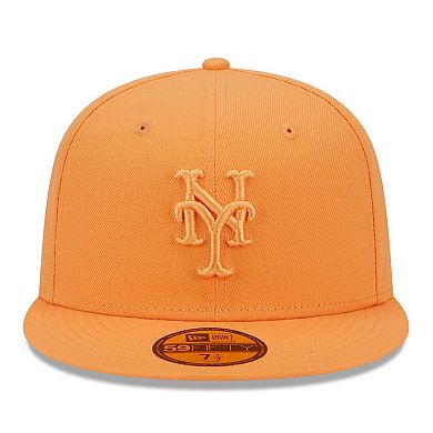 Men's New Era Orange New York Mets Spring Color 59FIFTY Fitted Hat