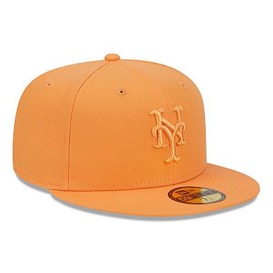 Men's New Era Orange New York Mets Spring Color 59FIFTY Fitted Hat