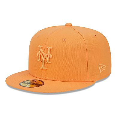 Men's New Era Orange New York Mets Spring Color 59FIFTY Fitted Hat