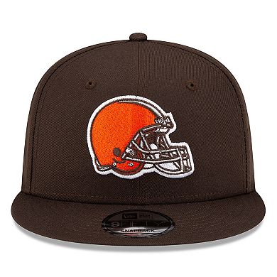 Men's New Era  Brown Cleveland Browns Basic 9FIFTY Snapback Hat