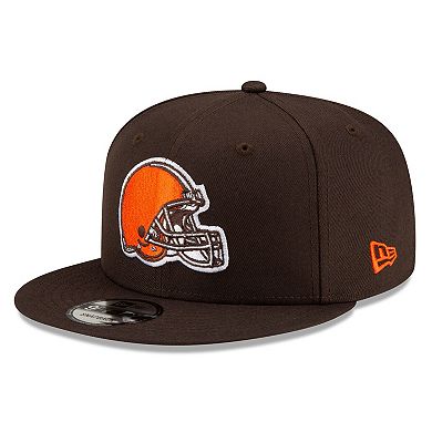 Men's New Era  Brown Cleveland Browns Basic 9FIFTY Snapback Hat