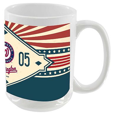 Washington Nationals 15oz. Americana Diamond Mug