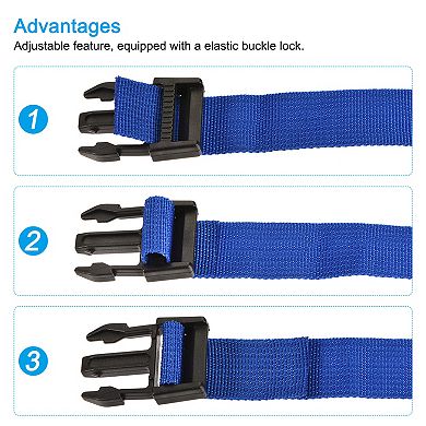 1x20 Inch Utility Strap With Buckle Polyester Belt For Packing