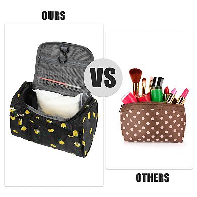 1 Pcs Travel Makeup Bag Travel Toiletry Organizer Makeup Brush Holder