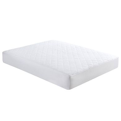 Unikome 100% Breathable Cotton Fitted Mattress Pad with Square Quilted