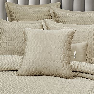 Five Queens Court Blanchard Square Quilted Decorative Throw Pillow