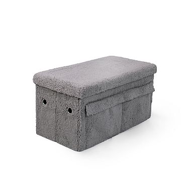 Humble Crew Sherpa Collapsible Toy Box