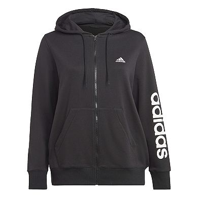 Plus Size adidas Essentials Full-Zip Training Hoodie