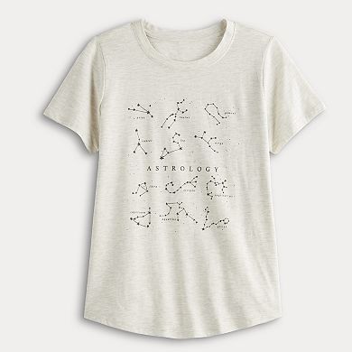 Women's Astrology Constellations Graphic Tee