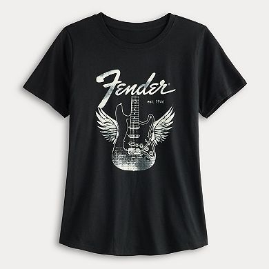 Women's Fender Guitar Wings Graphic Tee