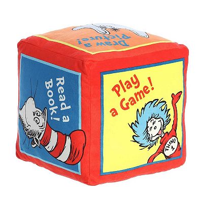 Aurora Medium Multicolor Dr. Seuss 10.5" Dr. Seuss Activity Roll 'em Whimsical Stuffed Animal