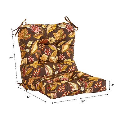 Greendale Home Fashions Outdoor Dining Chair Cushion 2-Pack