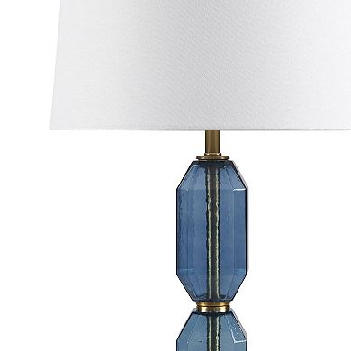 Hampton Hill Zirconia Faceted Glass Table Lamp