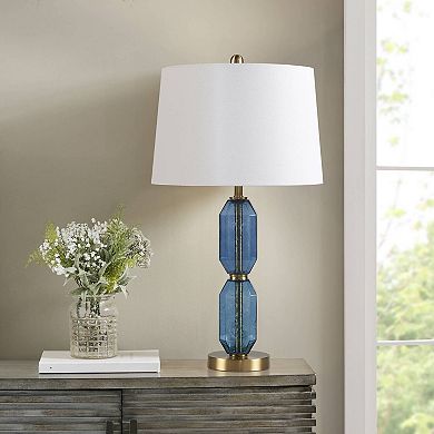 Hampton Hill Zirconia Faceted Glass Table Lamp