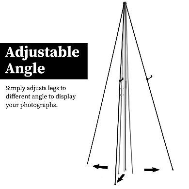 Black, Collapsible A-frame Tripod Easel Stand With 2 Carry Bags Set Of 2