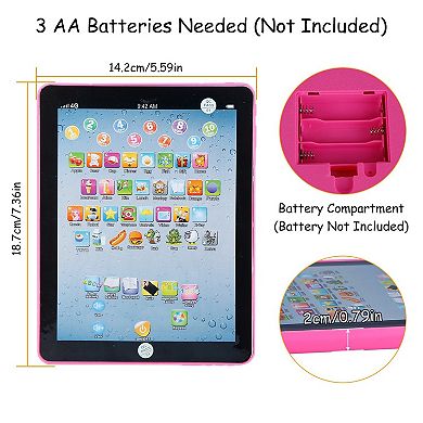 Baby Learning Tablet Educational Mini Pads Toys Touch Learn Tablet For Abc Numbers Words Gift