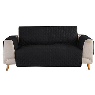 Triple Comfort: Quilted Sofa Cover for Three-Seaters