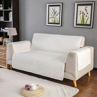 1 Seater Quilted Sofa Cover