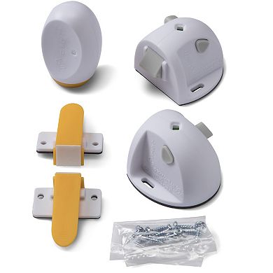 Safety 1st Adhesive Magnetic Lock System - 2 Locks & 1 Key