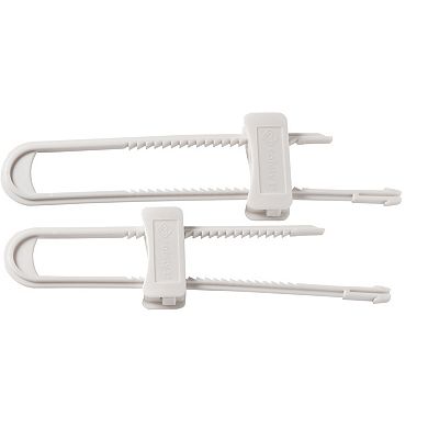 Safety 1st 2-Pack Double Door Baby-Proofing Cabinet Lock Set