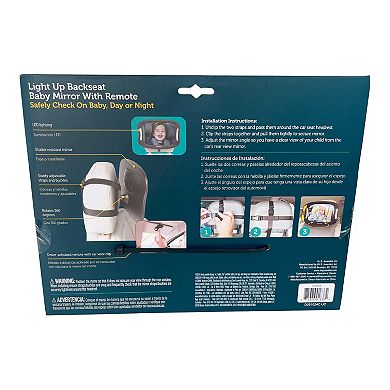 Safety 1st Light-Up Backseat Mirror with Remote