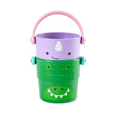 Skip Hop Zoo Stack & Pour Buckets Baby Bath Toy