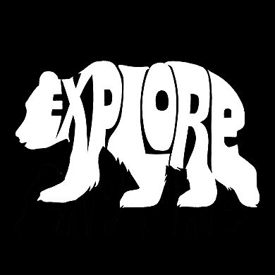 Explore - Men's Word Art T-shirt