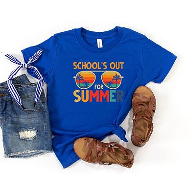 School's Out Sunglasses Youth Short Sleeve Graphic Tee