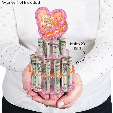 Big Dot Of Happiness Hot Girl Bday - Diy Vintage Cake Birthday Party Money Holder Gift - Cash Cake