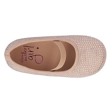 Olivia Miller Moon Lite Toddler Girls' Rhinestone Flats