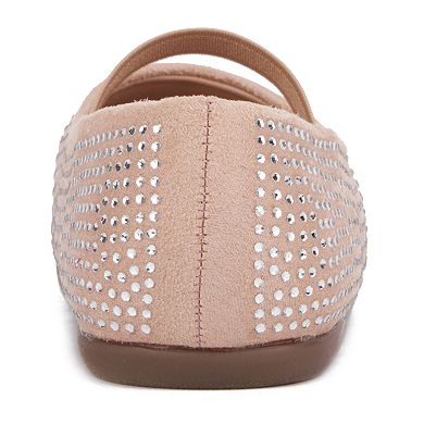 Olivia Miller Moon Lite Toddler Girls' Rhinestone Flats