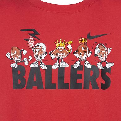 Boys 8-20 Nike 3BRAND by Russell Wilson "Ballers" Football T-shirt